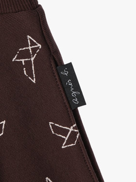 ENFANT ガールズ 【Outlet】キッズ プリント コットン フレア スカート ブラウン系その他