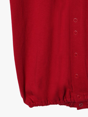 ENFANT ベビー ベビー トロンプルイユ コットン 長袖 2wayオール レッド