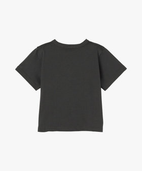 ENFANT ユニセックス キッズ "b." ロゴ スター コットン 半袖 Tシャツ "Domi" グレー