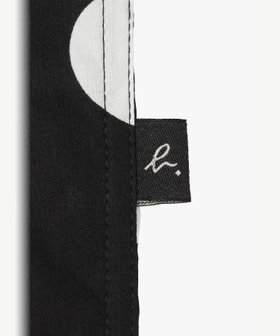 HOMME メンズ メンズ ドット コットン 長袖 シャツ "Jimi" ブラック