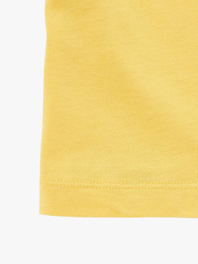 ENFANT ベビー ベビー "b." ロゴ スター コットン 半袖 Tシャツ "Domi" イエロー