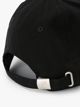 HOMME メンズ ”b.”ロゴ コットン キャップ ”Willie” ブラック