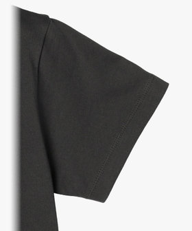 ENFANT ユニセックス キッズ "b." ロゴ スター コットン 半袖 Tシャツ "Domi" グレー