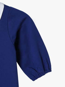 ENFANT ベビー ベビー トロンプルイユ コットン 長袖 2wayオール ネイビー