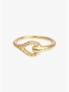 FEMME ウィメンズ ツイスト リング "Anchor Knot" ゴールド