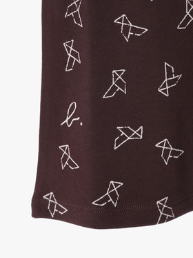 ENFANT ベビー 【Outlet】ベビー プリント コットン ノースリーブ ワンピース ブラウン系その他