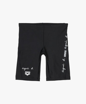 HOMME メンズ agnes b. x arena フィットネススパッツ 水着 ブラック