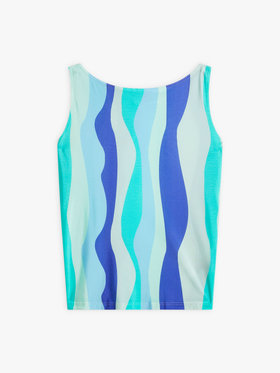 FEMME ウィメンズ 【Outlet】JIA8 TS LEOPARD ノースリーブ Tシャツ ネイビー