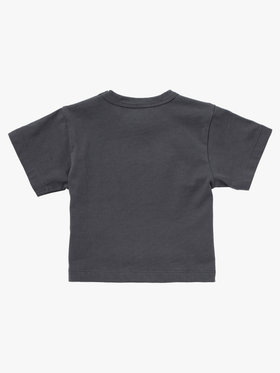 ENFANT ベビー ベビー "b." ロゴ スター コットン 半袖 Tシャツ "Domi" グレー
