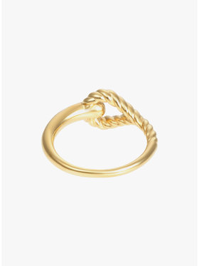 FEMME ウィメンズ ツイスト リング "Anchor Knot" ゴールド