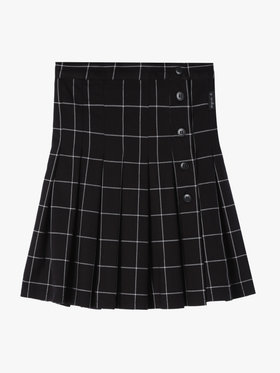 ENFANT ガールズ 【Outlet】CAT0 E JUPE キッズ キルトスカート ブラック