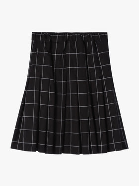 ENFANT ガールズ 【Outlet】CAT0 E JUPE キッズ キルトスカート ブラック