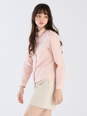To b. by agnès b. 【Outlet】コットンブロードシャツ ピンク