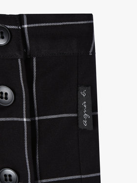 ENFANT ガールズ 【Outlet】CAT0 E JUPE キッズ キルトスカート ブラック