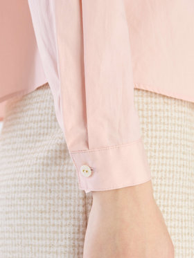 To b. by agnès b. 【Outlet】コットンブロードシャツ ピンク