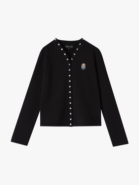 FEMME ウィメンズ SEW7 CARDIGAN OBENTO カーディガンプレッション ブラック