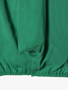 ENFANT ベビー ベビー トロンプルイユ コットン 長袖 2wayオール グリーン