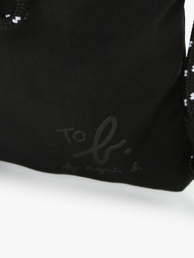 To b. by agnès b. 【Outlet】ナイロン ミニショルダーポシェット ブラック