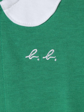 ENFANT ベビー ベビー トロンプルイユ コットン 長袖 2wayオール グリーン