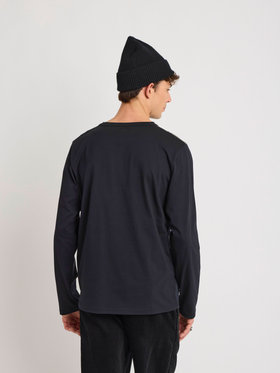 HOMME メンズ メンズ フォトプリント コットン 長袖 Tシャツ ”Nuit” マルチ