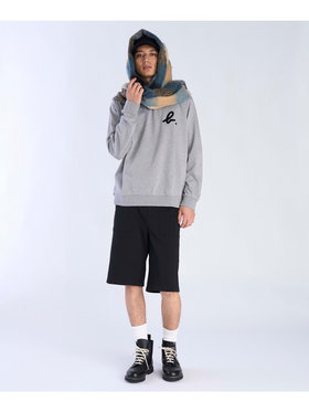 To b. by agnès b. ブロックチェック マフラー ブルー