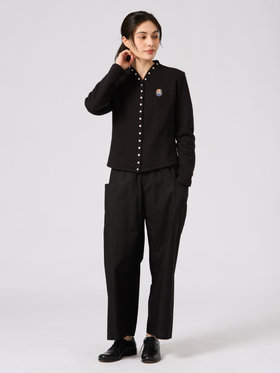 FEMME ウィメンズ SEW7 CARDIGAN OBENTO カーディガンプレッション ブラック