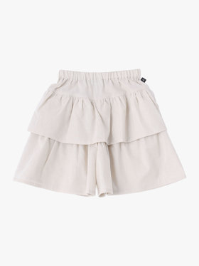 ENFANT ガールズ キッズ コットンリネン ティアード キュロット ベージュ系その他