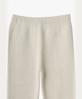 ENFANT ベビー ベビー "b." ロゴ コットン フルレングス パンツ グレー系その他