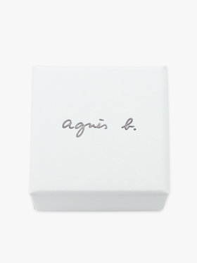 FEMME ウィメンズ ”b.”ロゴ アバロンシェル フリップ リング ”Window Vistas” ゴールド