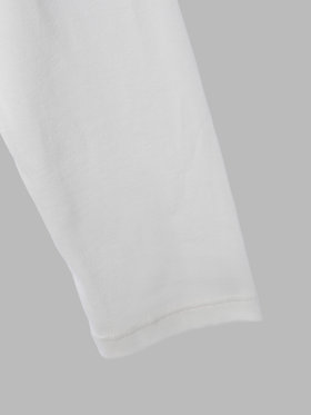 HOMME メンズ メンズ ロゴ プリント 長袖 Tシャツ ”New Coulos” ホワイト