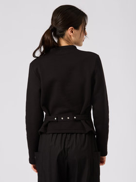 FEMME ウィメンズ SEW7 CARDIGAN OBENTO カーディガンプレッション ブラック