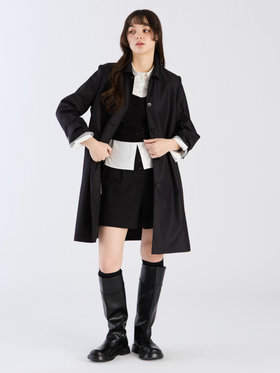 To b. by agnès b. 【Outlet】Aライン コート "Pimilico" ブラック