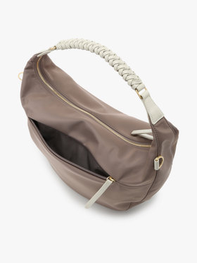 VOYAGE ウィメンズ バッグ＆ウォレット ナイロン 2way ラージ ショルダーバッグ "Tsuki" ZAS07-02 ベージュ