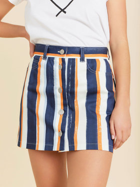 FEMME ウィメンズ 【Outlet】RD44 JUPE スカート ネイビー