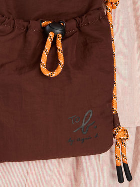To b. by agnès b. 【Outlet】ナイロン ミニショルダーポシェット ブラウン