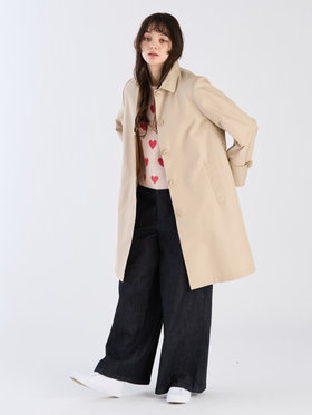 To b. by agnès b. 【Outlet】Aライン コート "Pimilico" オフホワイト
