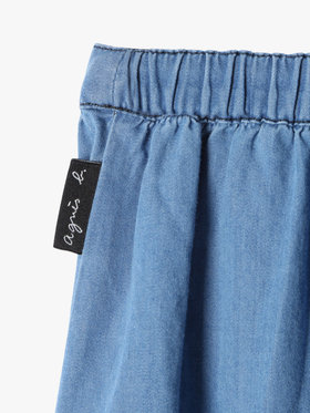 ENFANT ガールズ TN45 E JUPE キッズ プレッションスカート ブルー