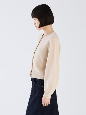 To b. by agnès b. 【Outlet】ウール ボリュームスリーブ ラブリー カーディガン ホワイト系その他