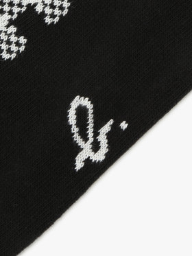 FEMME ウィメンズ チェック ソックス ”Jean-Paul” アイボリー