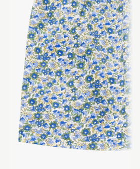 ENFANT ガールズ キッズ フラワープリント コットン ノースリーブ ワンピース ブルー系その他