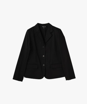 FEMME ウィメンズ コットン 長袖 ショートジャケット "Louiza" ブラック
