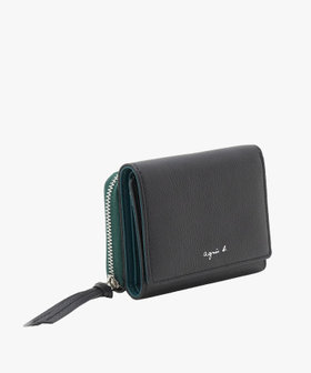 VOYAGE ウィメンズ バッグ＆ウォレット レザー 三つ折り ウォレット "Angele" BBW03-03 ブラック