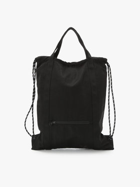 To b. by agnès b. 【Outlet】ナイロン 2WAYバッグ ブラック