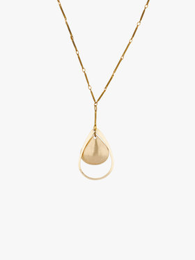 FEMME ウィメンズ ティアドロップ ネックレス ”Molly” ゴールド