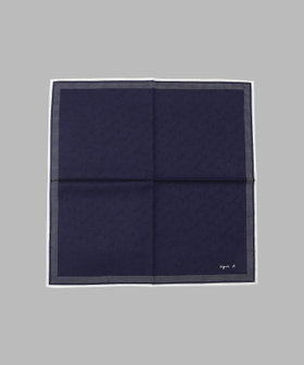 FEMME ウィメンズ ロゴ ジャカード ハンカチ ブルー系その他