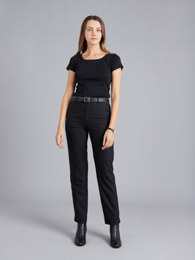 FEMME ウィメンズ US55 PANTALON パンツ ブラック