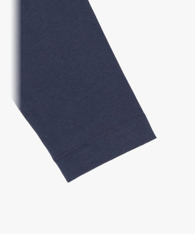 HOMME メンズ メンズ オーガニックコットン 長袖 カーディガンプレッション ブルー系その他