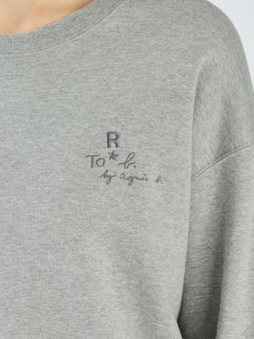 To b. by agnès b. 【Outlet】To b. by agnes b. x RED CARD TOKYO オーバーサイズスウェット グレー