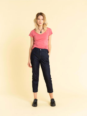 FEMME ウィメンズ KA17 PANTALON デニムパンツ ネイビー