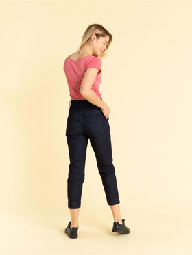 FEMME ウィメンズ KA17 PANTALON デニムパンツ ネイビー